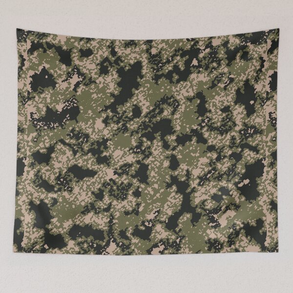 Item preview, Military Camouflage Poster Edges Patterns in Green, Beige and Black designed and sold by ShopieHome.