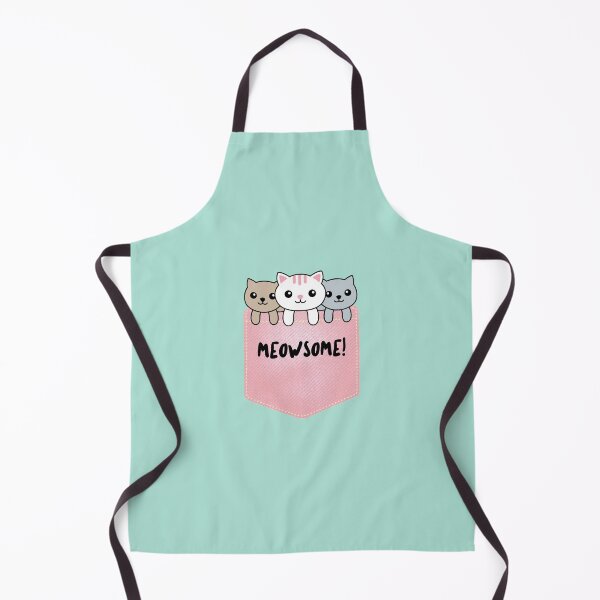 Item preview, Meow cat Cute lovely awesome cats in a pink Pocket designed and sold by ShirtzTonight.