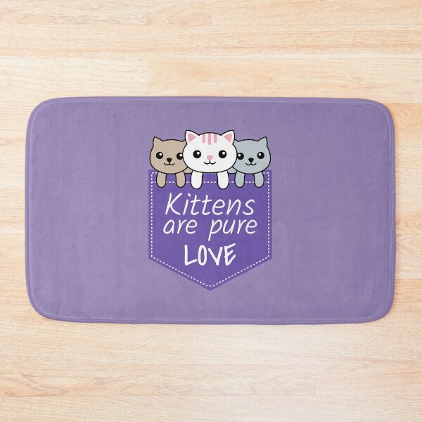 Item preview, Meow cat Cute kittens cats in a purple Pocket designed and sold by ShirtzTonight.