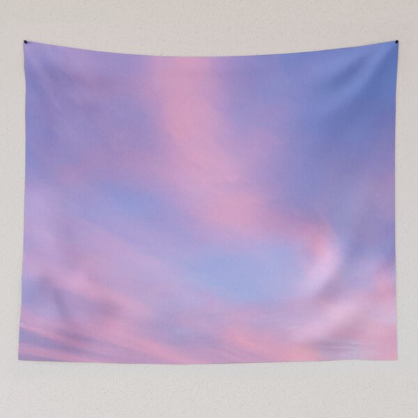 Item preview, Pink and Blue Pastel Summer Sunset designed and sold by MiaoMiaoYu.