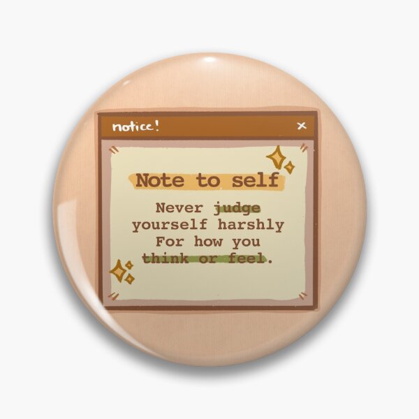 Item preview, Never judge yourself harshly for how you think or feel designed and sold by kikooart27.