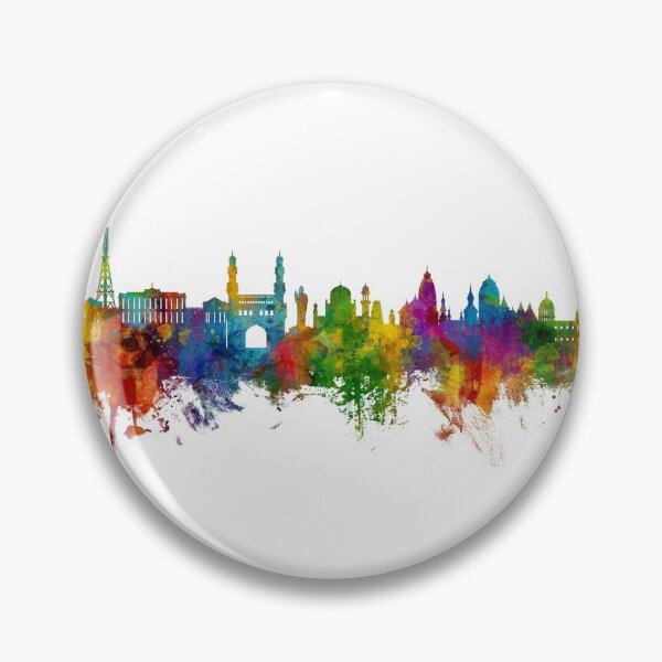 Item preview, Hyderabad Skyline India designed and sold by ArtPrints.
