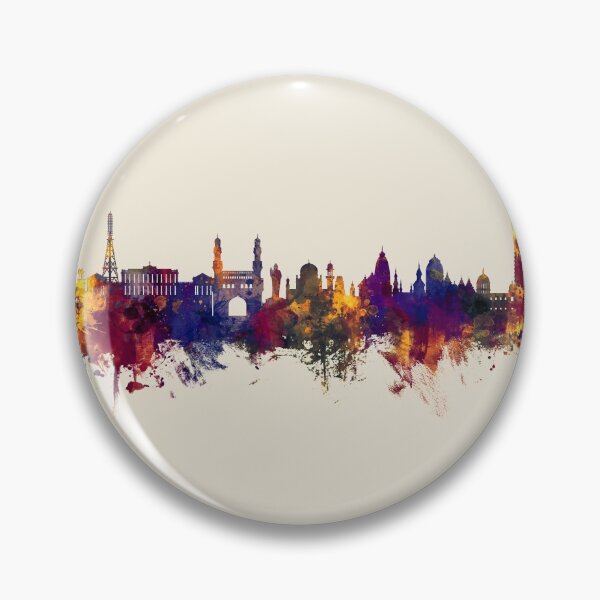 Item preview, Hyderabad Skyline India designed and sold by ArtPrints.