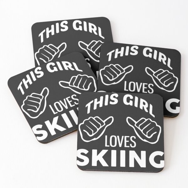 Item preview, This Girl Loves Skiing designed and sold by GeniusDesignArt.