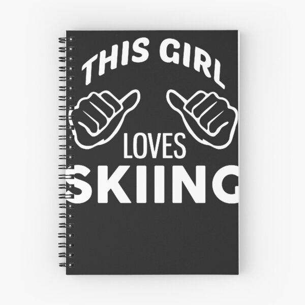 Item preview, This Girl Loves Skiing designed and sold by GeniusDesignArt.