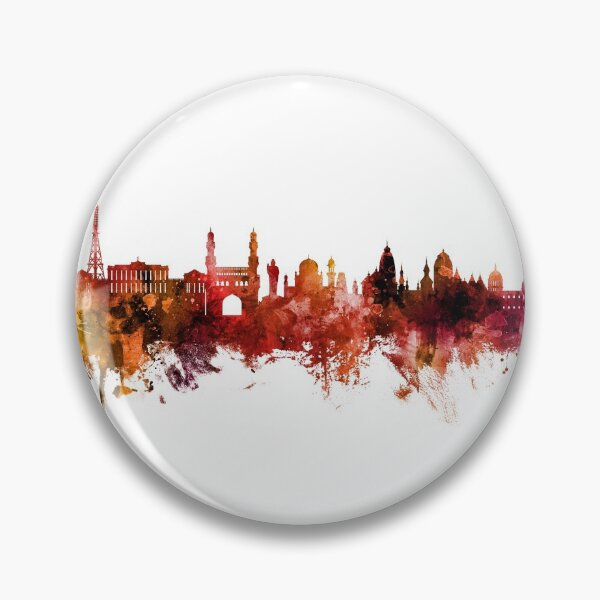 Item preview, Hyderabad Skyline India designed and sold by ArtPrints.