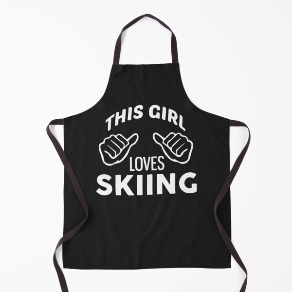 Item preview, This Girl Loves Skiing designed and sold by GeniusDesignArt.