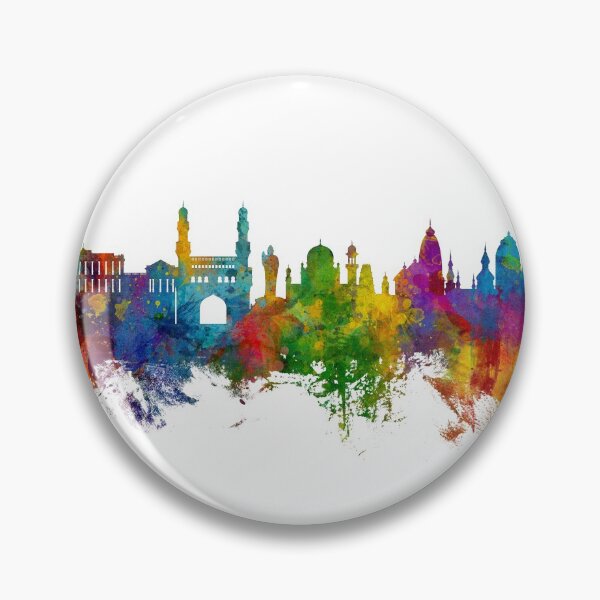 Item preview, Hyderabad Skyline India designed and sold by ArtPrints.