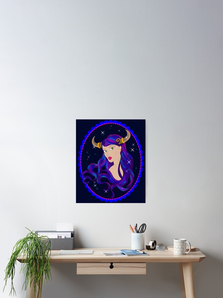 Thumbnail 2 of 3, Poster, Angelic she devil designed and sold by StylishSpectrum.