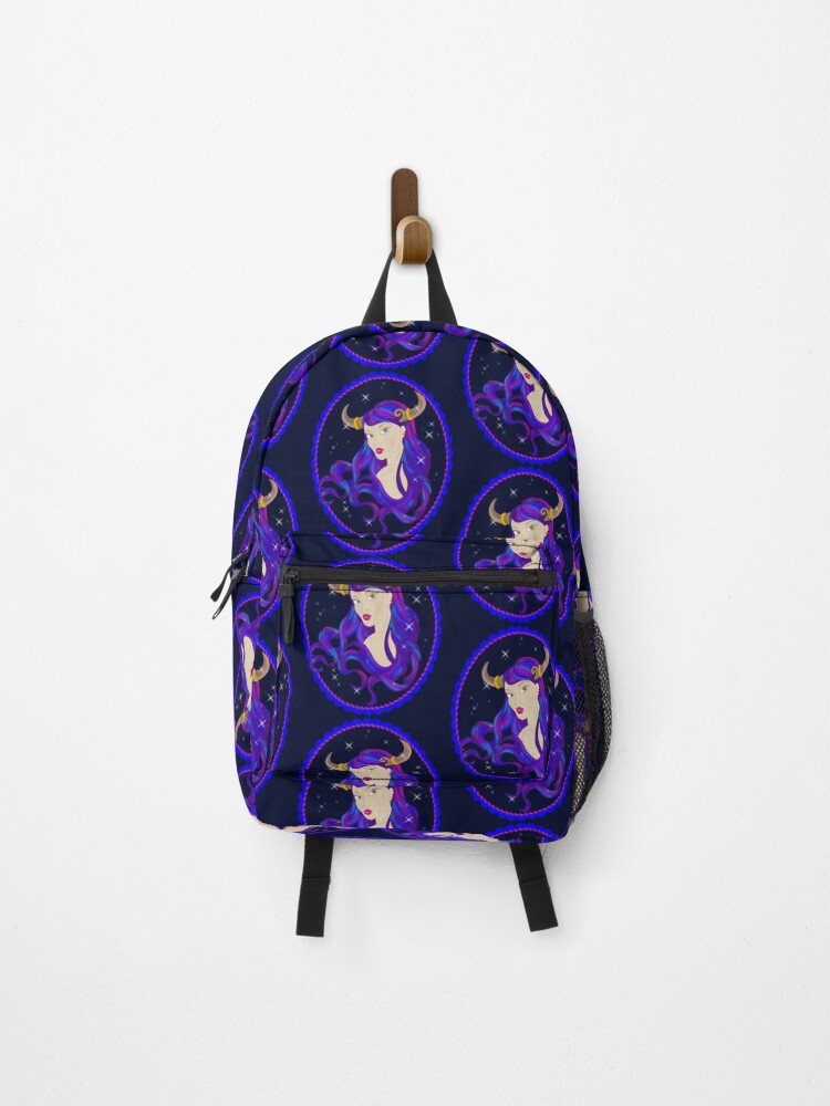 Thumbnail 1 of 3, Backpack, Angelic she devil designed and sold by StylishSpectrum.