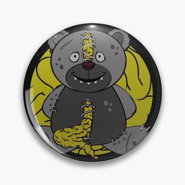 Item preview, Zombie Teddy Bear designed and sold by Anne's Monsters.