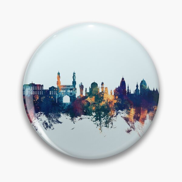 Item preview, Hyderabad Skyline India designed and sold by ArtPrints.