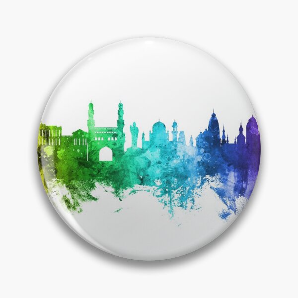 Item preview, Hyderabad Skyline India designed and sold by ArtPrints.