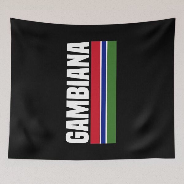 Item preview, Gambiana A unique Gambian gift in national colors designed and sold by Nessshirts.