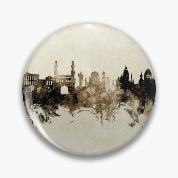 Item preview, Hyderabad Skyline India designed and sold by ArtPrints.