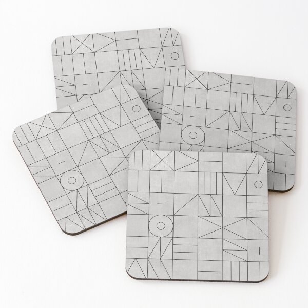 Item preview, My Favorite Geometric Patterns No.3 - Grey designed and sold by Zoltan Ratko.