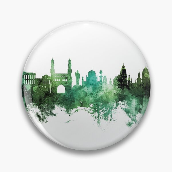 Item preview, Hyderabad Skyline India designed and sold by ArtPrints.