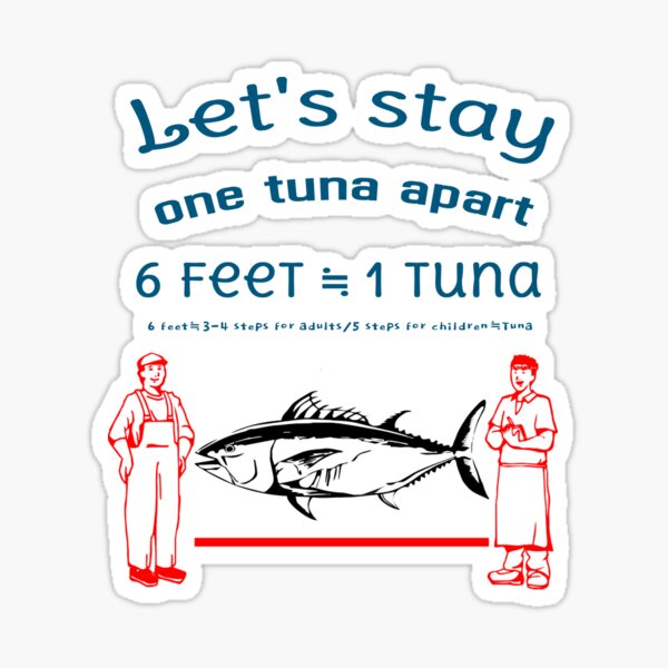 Item preview, Let's stay one tuna apart designed and sold by MisoraA.