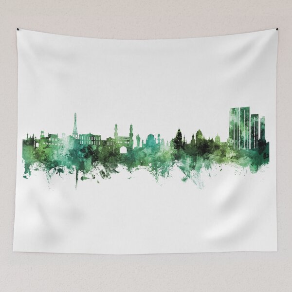 Item preview, Hyderabad Skyline India designed and sold by ArtPrints.