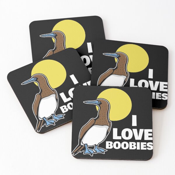 Item preview, Funny I Love Boobies Gift design for Birdwatchers print designed and sold by Lisbob.