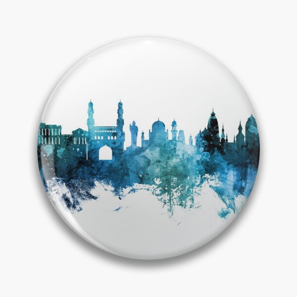Item preview, Hyderabad Skyline India designed and sold by ArtPrints.