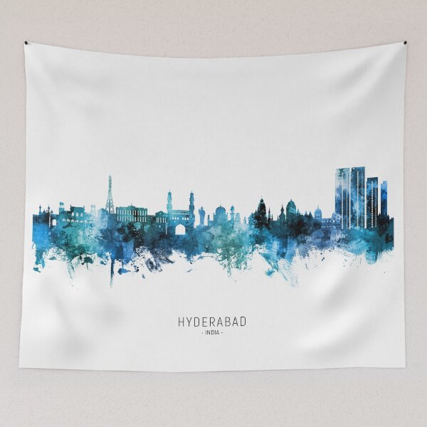 Item preview, Hyderabad Skyline India designed and sold by ArtPrints.