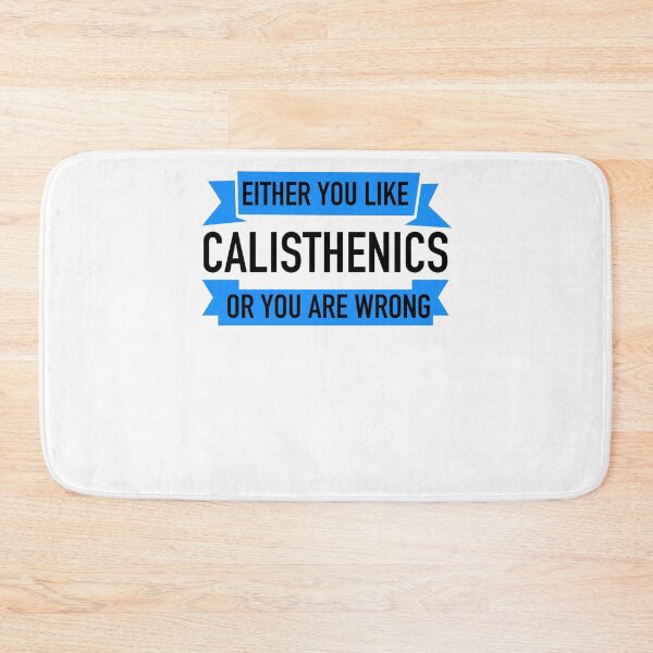Item preview, calisthenics provocation saying designed and sold by pirminio.