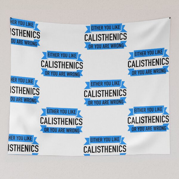 Item preview, calisthenics provocation saying designed and sold by pirminio.