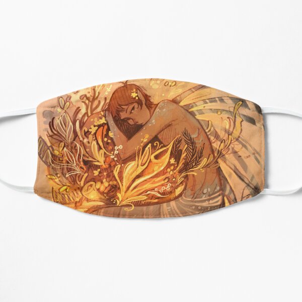 Heart of Gold Flat Mask