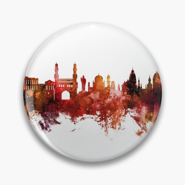 Item preview, Hyderabad Skyline India designed and sold by ArtPrints.