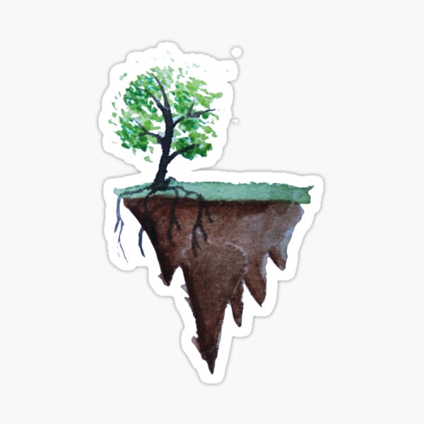 Item preview, magical floating tree island designed and sold by -Lily-Anne-.