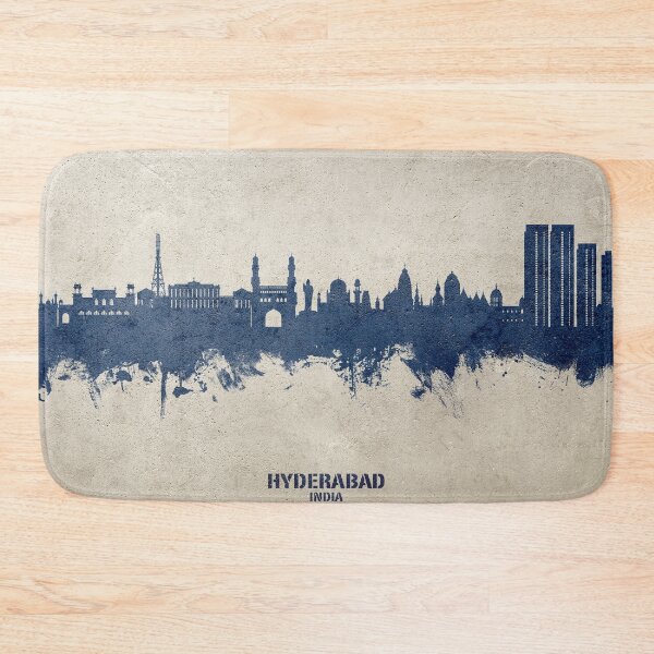 Aperçu de l'œuvre Hyderabad Skyline India créée et vendue par ArtPrints.