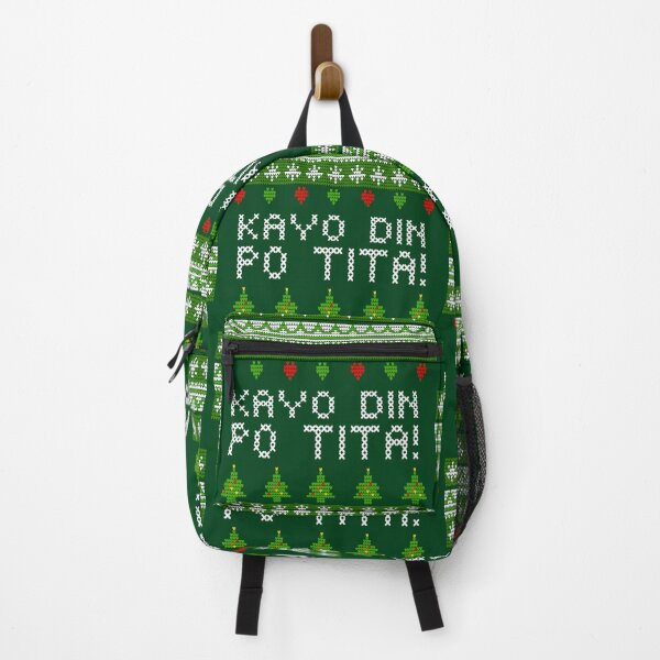 Item preview, KAYO DIN PO TITA UGLY CHRISTMAS SWEATER FILIPINO GREEN designed and sold by aydapadi.