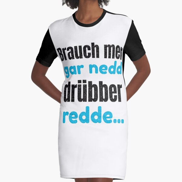 frankfurt hesse saying Graphic T-Shirt Dress