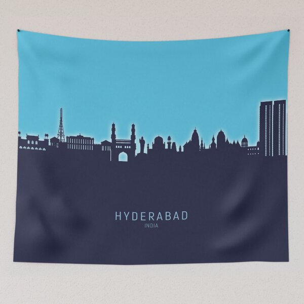 Item preview, Hyderabad Skyline India designed and sold by ArtPrints.