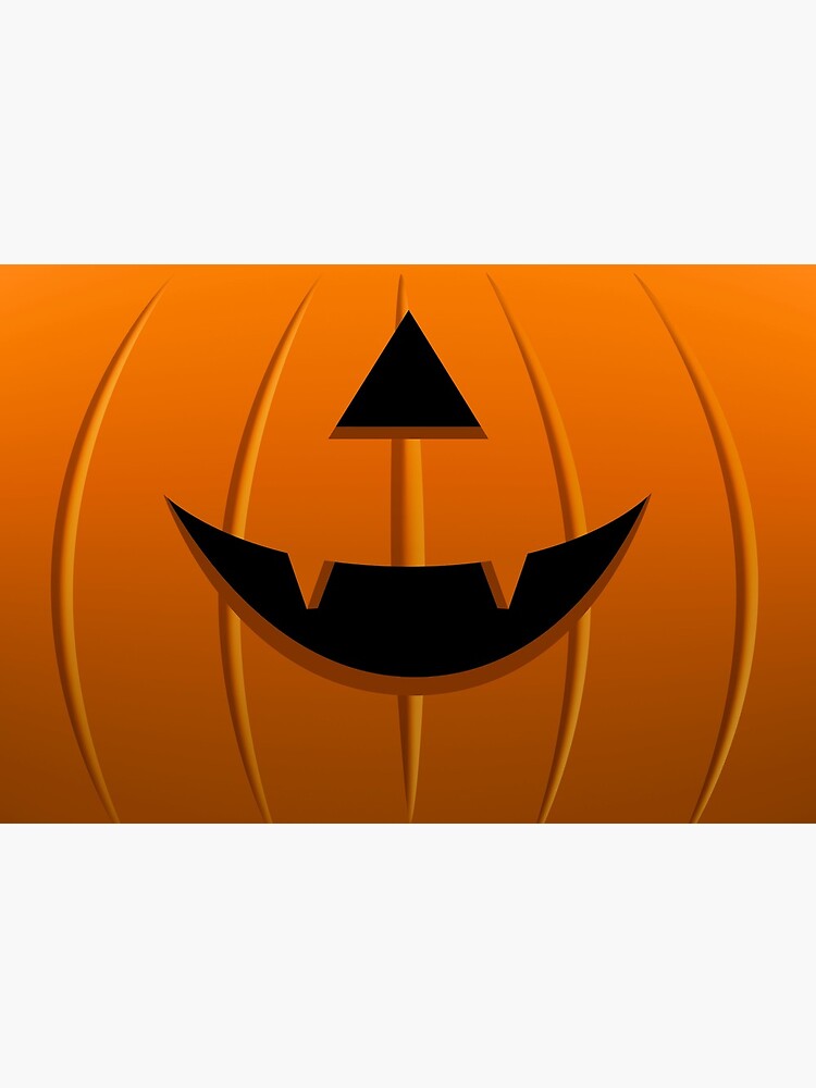 Pumpkin face spooky and fun halloween design by NearTheKnuckle