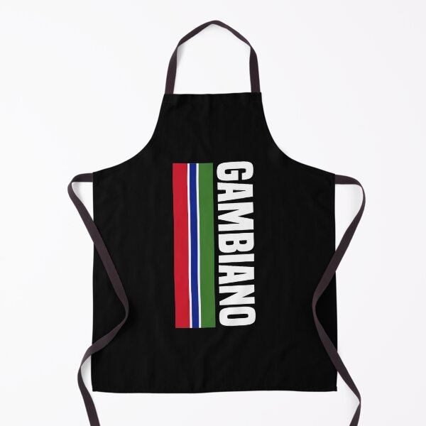 Item preview, Gambiano A unique Gambian gift in the Gambia national colors designed and sold by Nessshirts.