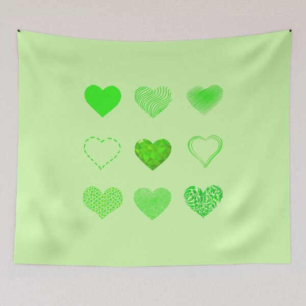 Item preview, Green cute hearts pack designed and sold by everything4eva.
