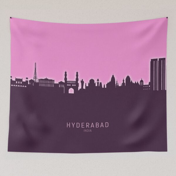 Item preview, Hyderabad Skyline India designed and sold by ArtPrints.