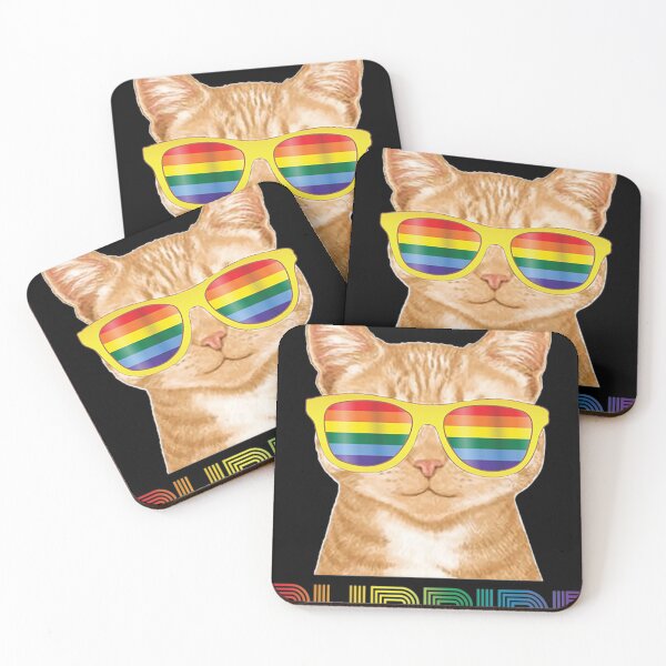 Item preview, Cat Purride Gay Pride LGBT Cat Gift T-Shirt designed and sold by gomezt1992.