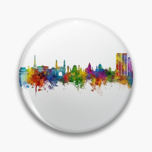 Item preview, Hyderabad Skyline India designed and sold by ArtPrints.