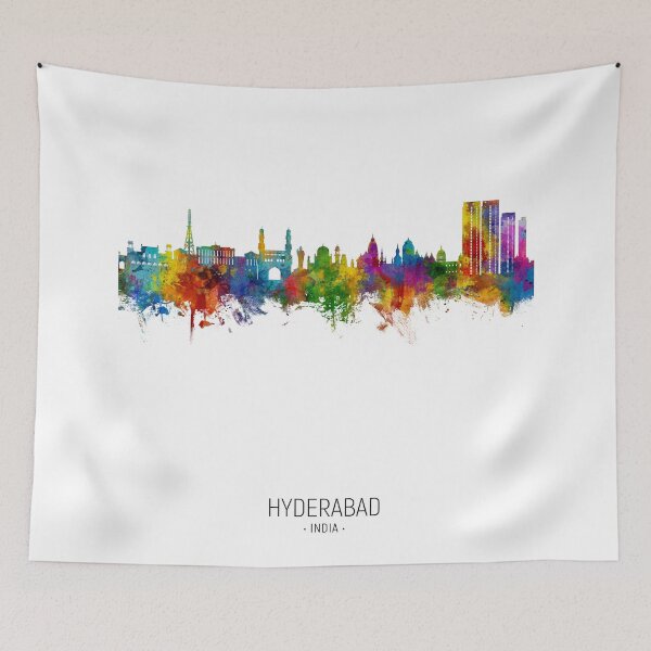 Item preview, Hyderabad Skyline India designed and sold by ArtPrints.