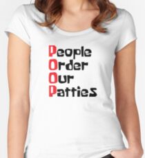 POOP Women's Fitted Scoop T-Shirt