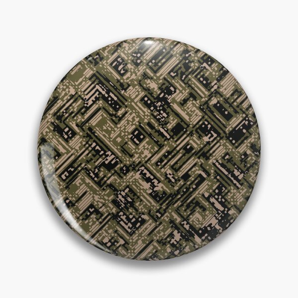 Item preview, Military Camouflage Distorted Lines Patterns in Green, Beige and Black designed and sold by ShopieHome.