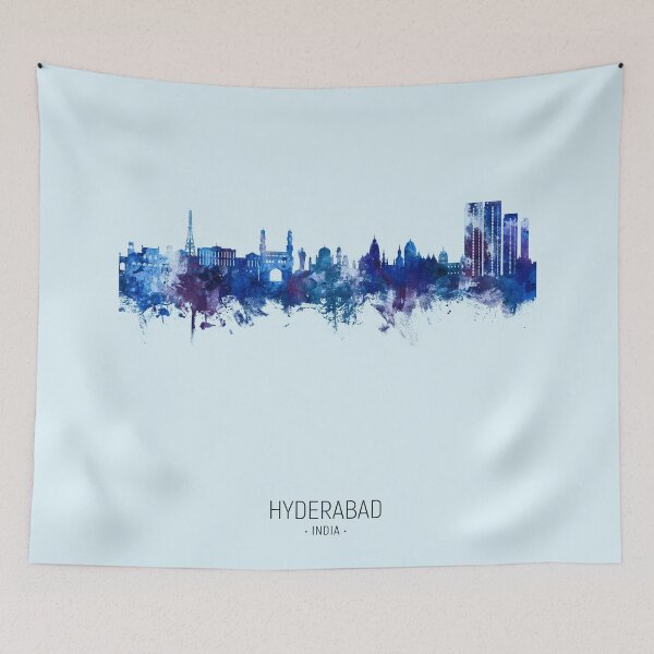 Item preview, Hyderabad Skyline India designed and sold by ArtPrints.
