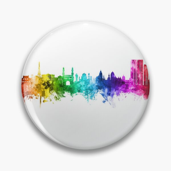 Item preview, Hyderabad Skyline India designed and sold by ArtPrints.
