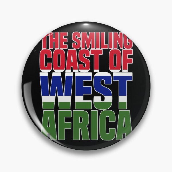 Item preview, Gambia The smiling coast of West Africa in Gambia colors designed and sold by Nessshirts.
