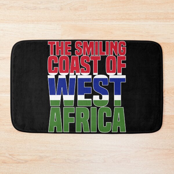 Item preview, Gambia The smiling coast of West Africa in Gambia colors designed and sold by Nessshirts.
