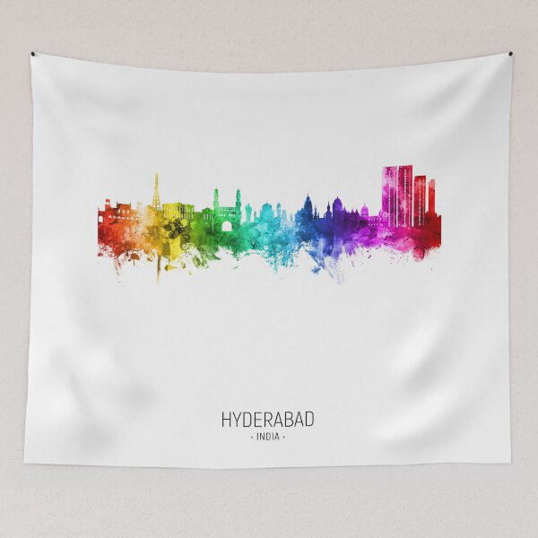 Item preview, Hyderabad Skyline India designed and sold by ArtPrints.