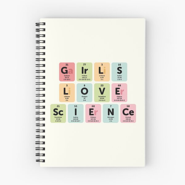 Item preview, Girls love science periodic table designed and sold by Eenig.